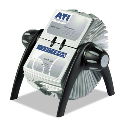 Durable&reg; VISIFIX&reg; Flip Rotary Business Card File