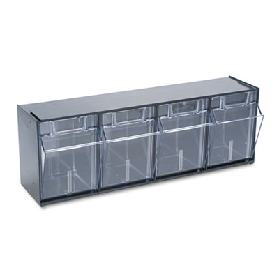 deflecto&reg; Tilt Bin&trade; Horizontal Interlocking Storage System