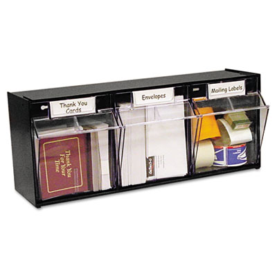 deflecto&reg; Tilt Bin&trade; Horizontal Interlocking Storage System