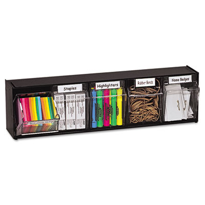deflecto&reg; Tilt Bin&trade; Horizontal Interlocking Storage System
