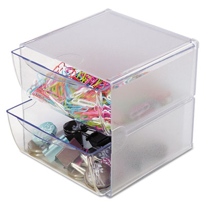 deflecto&reg; Stackable Cube Desktop Organizer