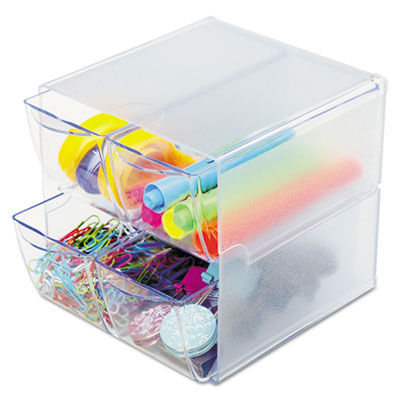 deflecto&reg; Stackable Cube Desktop Organizer