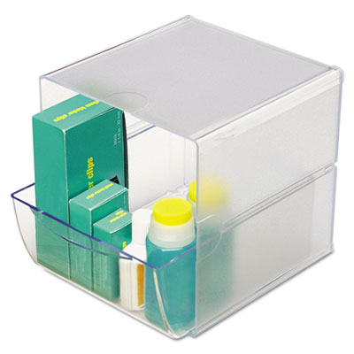 deflecto&reg; Stackable Cube Desktop Organizer