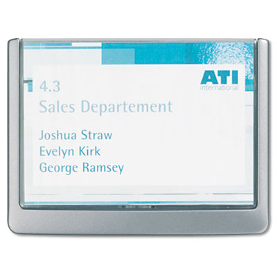 Durable&reg; Click Sign Holder For Interior Walls