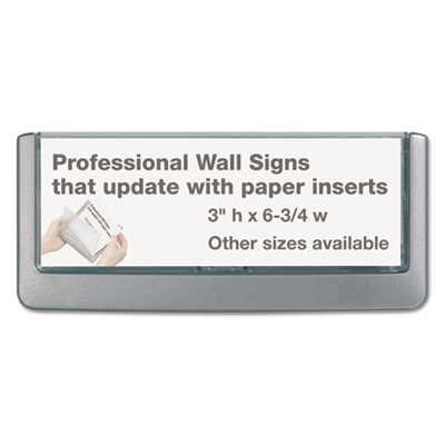 Durable&reg; Click Sign Holder For Interior Walls