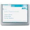 Durable&reg; Click Sign Holder For Interior Walls