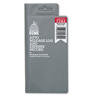 Dome&reg; Auto Mileage Log and Expense Record
