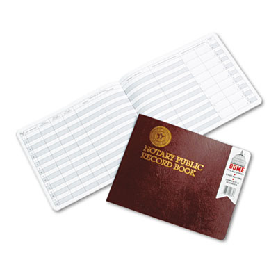 Dome&reg; Notary Public Record Book