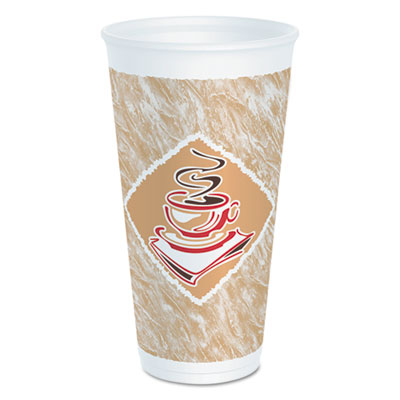 Dart&reg; Caf&eacute; G&reg; Foam Hot/Cold Cups
