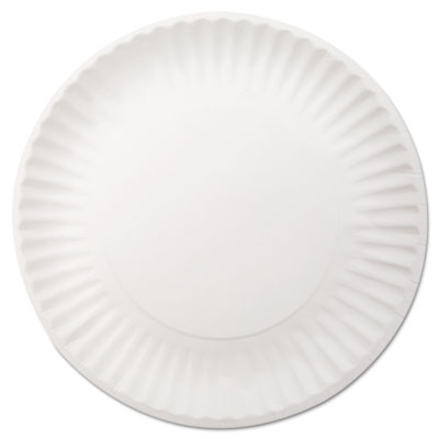 Dixie&reg; White Paper Plates
