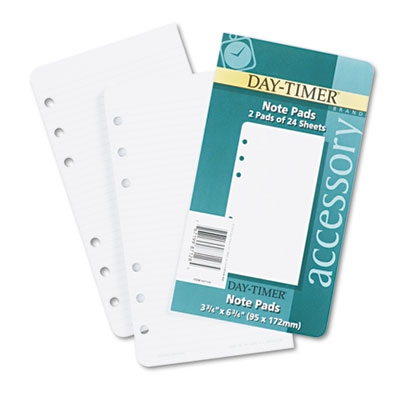 Day-Timer&reg; Lined Note Pads for Organizer