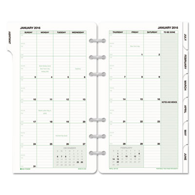 Day-Timer&reg; Monthly Classic Refill