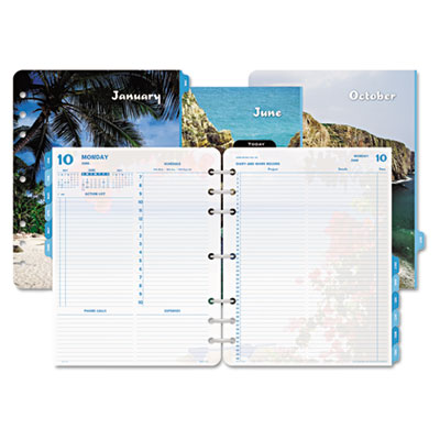 Day-Timer&reg; Two-Page-Per-Day Coastlines&reg; Refill