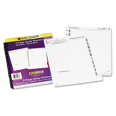 Day-Timer&reg; Original Two-Page-Per-Day Wirebound Refill