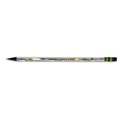 Ticonderoga&reg; Noir Holographic Woodcase Pencil