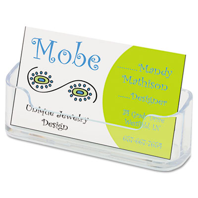 deflecto&reg; Horizontal Business Card Holder