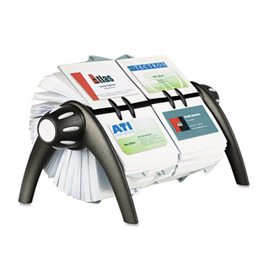 Durable&reg; VISIFIX&reg; Flip Duo Business Card File