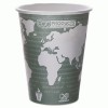 Eco-Products&reg; World Art&trade; Renewable Resource Hot Drink Cups with Lids Combo Pack