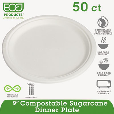 Eco-Products&reg; Sugarcane Dinnerware