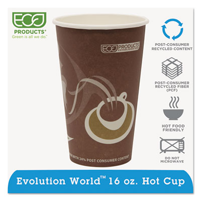Eco-Products&reg; Evolution World&trade; 24% PCF Hot Drink Cups