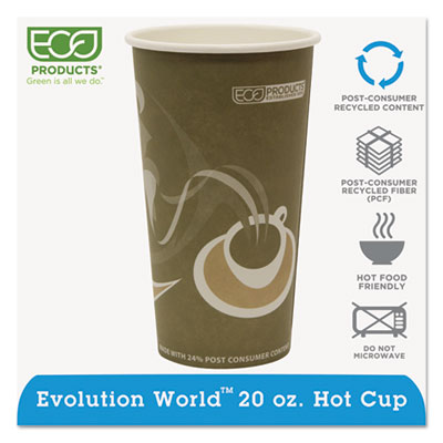 Eco-Products&reg; Evolution World&trade; 24% PCF Hot Drink Cups