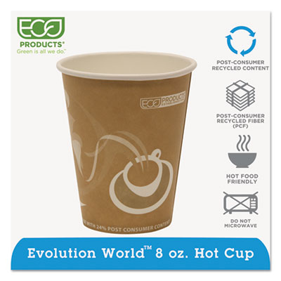 Eco-Products&reg; Evolution World&trade; 24% PCF Hot Drink Cups