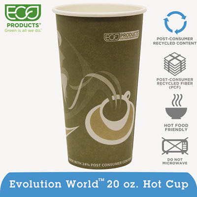 Eco-Products&reg; Evolution World&trade; 24% PCF Hot Drink Cups