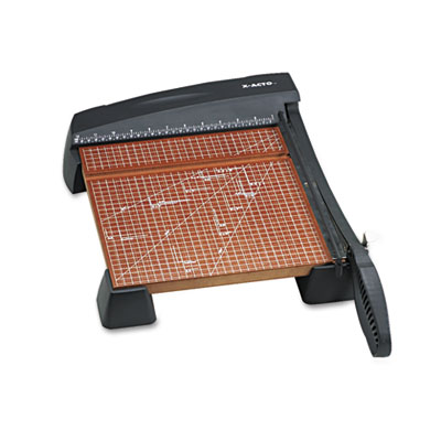 X-ACTO&reg; Heavy-Duty Wood Base Guillotine Trimmer