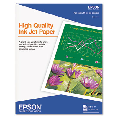 Epson® High Quality Inkjet Paper Epson® High Quality Inkjet Paper