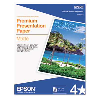 Epson&reg; Premium Matte Presentation Paper