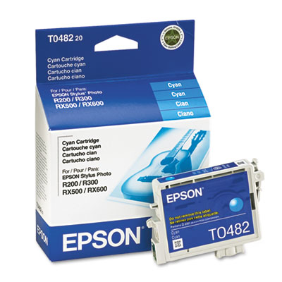 Epson&reg; Stylus T048120, T048220, T048320, T048420, T048520, T048620 Ink Cartridge