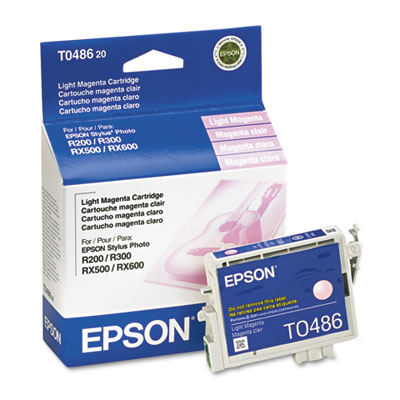 Epson&reg; Stylus T048120, T048220, T048320, T048420, T048520, T048620 Ink Cartridge