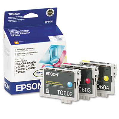 Epson&reg; Stylus T060520 (T0605) Ink Cartridge