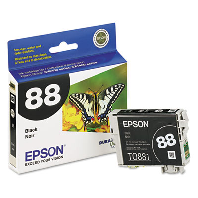 Epson&reg; T088120, T088220, T088320, T088420 (88) Inkjet Cartridge