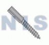 Hanger Bolt Full Thread Zinc