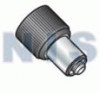 Retractable Captive Panel Fastener Press In Style Black Finish