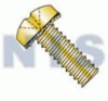 JIS B1188 Phillips Pan External Sems Fully Threaded Zinc Yellow And Bake