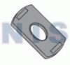 Weld Nut with Two Projections Steel Plain
