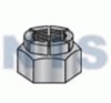 Flex Type Lock Nut Full Height Light Hex Cadmium and Wax