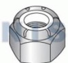 STAINLESS STEEL LOCK NUTS - NYLON INSERT