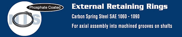 External Retaining Ring Phosphate