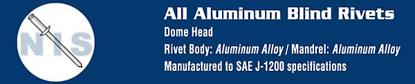 Dome Head: Aluminum Body - Aluminum Mandrel 