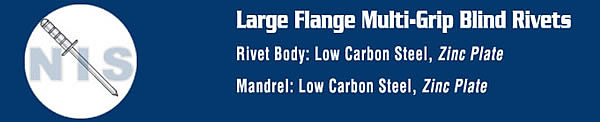 Large Flange Dome Head: Steel Body - Steel Mandrel 