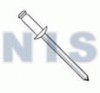 Aluminum Rivet With Steel Mandrel With White Eyelet
