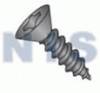 Phillips Flat Self Tapping Screw Type A Fully Threaded 18 8 Stainless Black Oxid