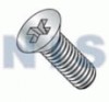 Phillips Flat Machine Screw Fully Threaded Zinc