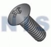 Phillips Oval Head Machine Screw Fully Threaded Black Oxide