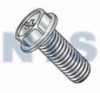 Phillips Indented Hex Washer Machine Screw Fully Threaded Zinc