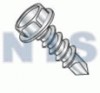 Unslotted Hex Washer With Number 5 Point Self Drilling Screw Zinc