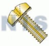 Phillips Pan External Sems Machine Screw Fully Threaded Zinc Yellow